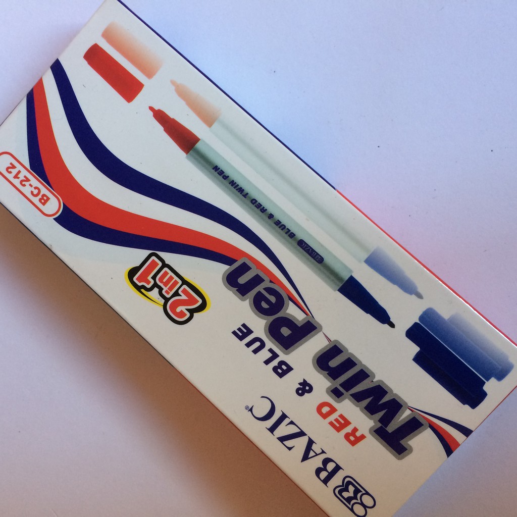 

TWIN PEN BAZIC / SPIDOL DUA WARNA BAZIC