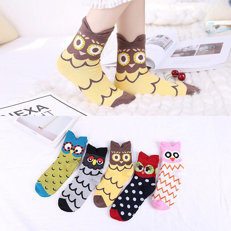 Kaos Kaki Socks Wanita Karakter Motif Cute Lucu Unik Import SHC15