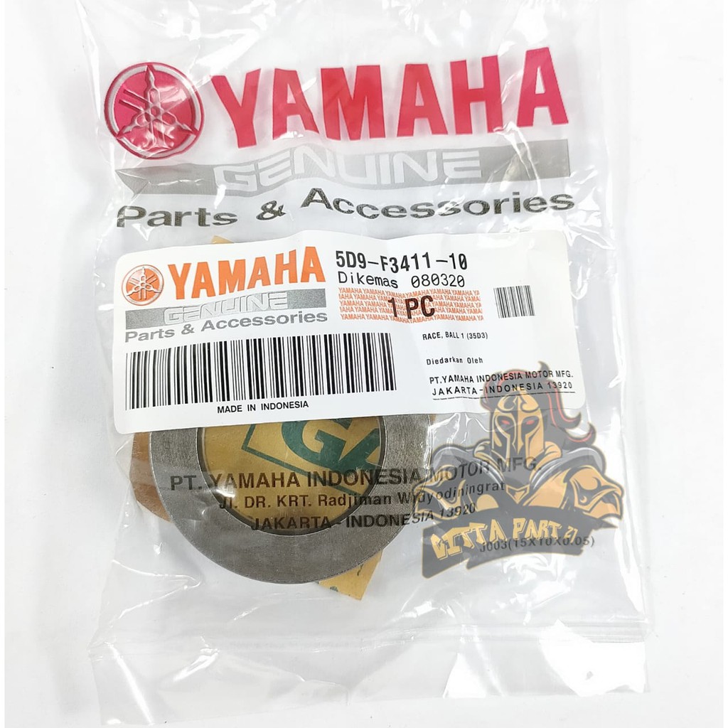 COMSTIR KOMSTIR YAMAHA 35D BEARING STANG STIR KUALITAS ASLI ORIGINAL YAMAHA YGP PREISISI PAS AWET DAN DIJAMIN MANTAPJUPITER Z , VEGA R NEW , VEGA ZR , JUPITER Z1 , JUPITER MX , MX KING , MX NEW , MIO , MIO SOUL , FINO , MIO J , MIO M3 , MIO Z MIO S SOUL