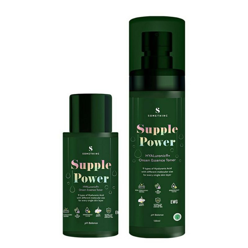 SOMETHINC SUPPLE POWER Hyaluronic9 + Onsen essense toner