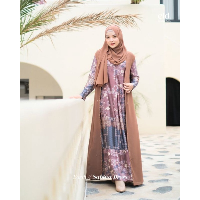 Ready Sabina Dress Spring Memories by Sarimbit Lebaran Kazami