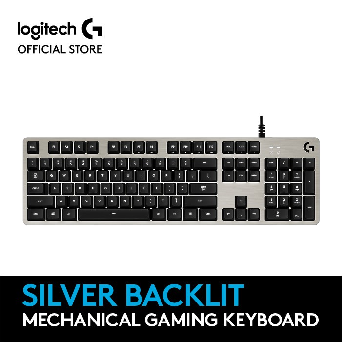 Silver Logitech G413 Keyboard Gaming Mechanical Backlit – Silver Garansi Resmi