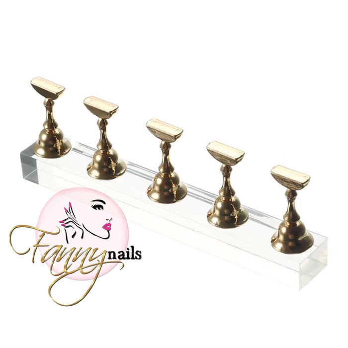 Magnet sucker practice nailart / Nail display Stand Holder / Stand Holder Practice Nail Art / Display Kuku palsu nail fan false nail tip dudukan kuku display kuku nail stand