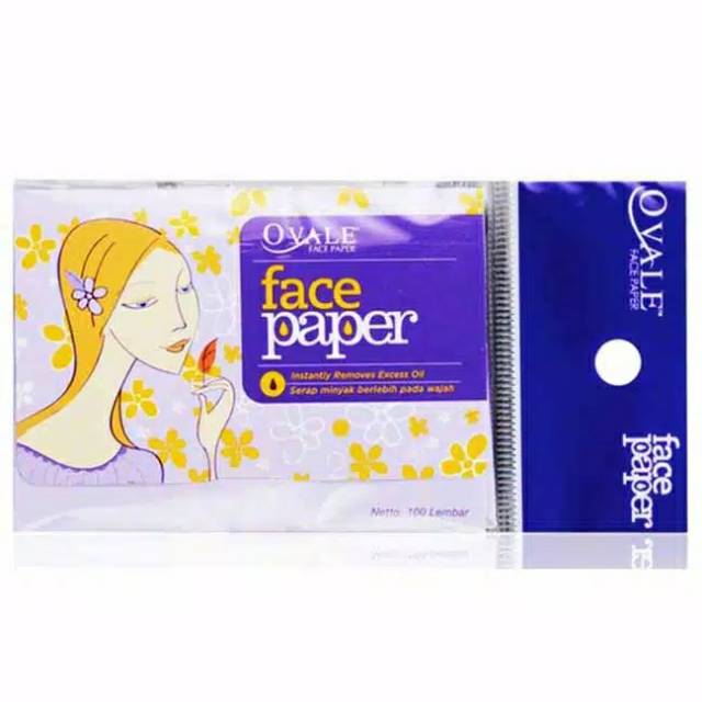 OVALE FACE PAPER 100 lembar