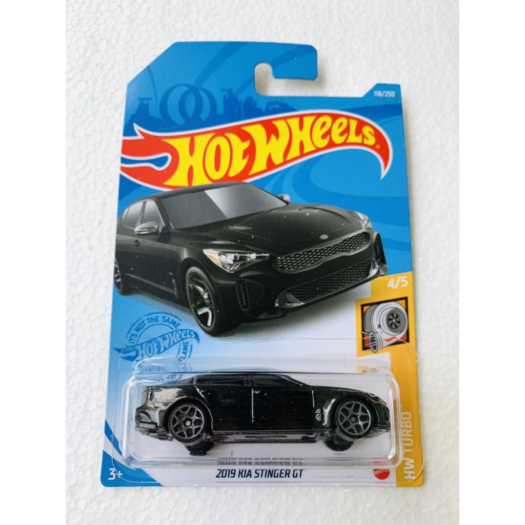 HOT WHEELS HOTWHEELS 2019 KIA STINGER GT HITAM HW TURBO DIECAST MOBIL HOTWEELS HOTWEEL LANGKA TRACK