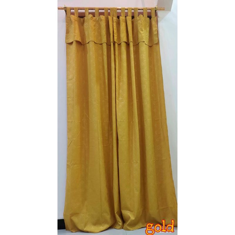 GOLD EMAS Gorden pintu kamar embos
