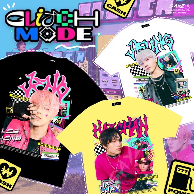 [ READY ] Kaos NCT DREAM 'Glitch Mode' Album ver - Haechan Mark Jaemin Jeno Jisung Chenle Renjun - 1