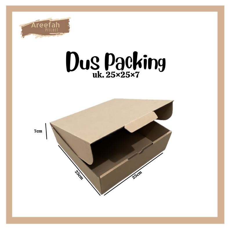 

KARDUS KARTON / KARDUS BOX / KARDUS PACKING DIE CUT UKURAN 25x25x7 cm