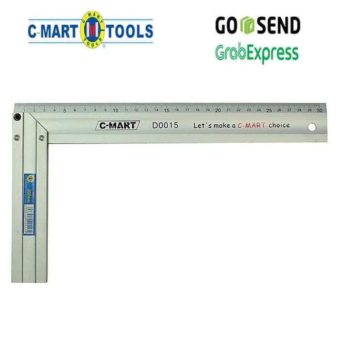 

Alumimium try square/Penggaris Siku C-Mart CD0015