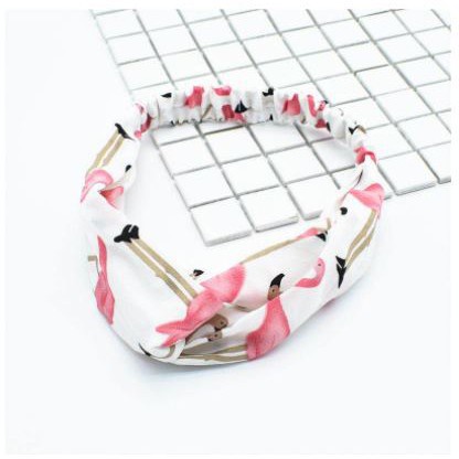 TJM VZ167 Bando Motif Bunga Wanita Hairband Elastis Karet Aksesoris Fashion Bando Import