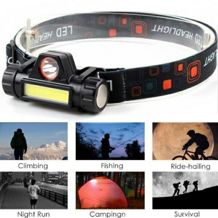 &lt;^ SJA ^&gt; SENTER KEPALA LED HIGH POWER HEADLAMP / SENTER KEPALA 5 MATA DAN SENTER CAS HEADLAMP