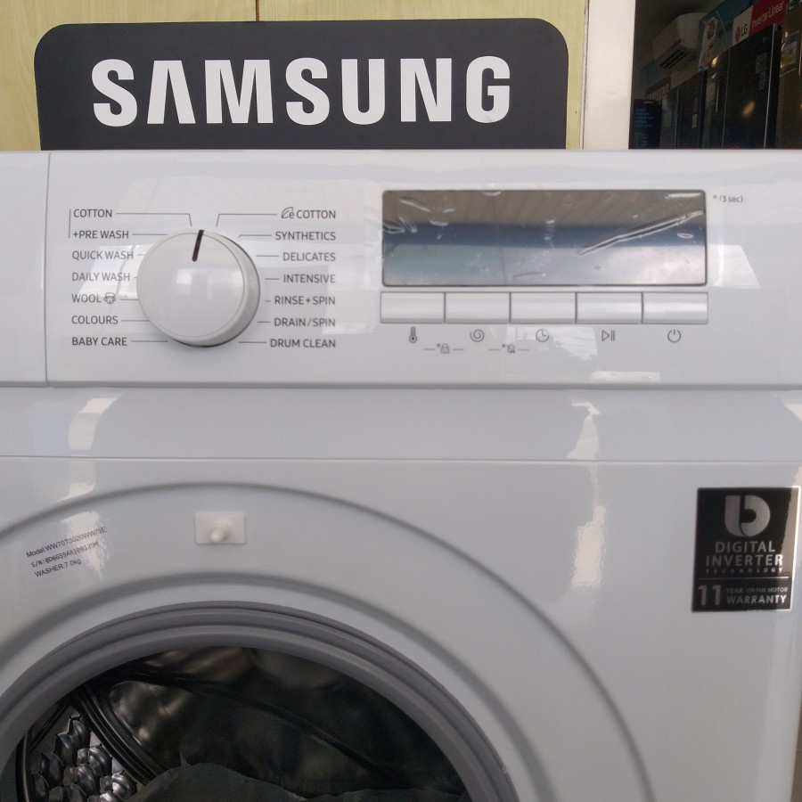 Mesin Cuci Front Loading SAMSUNG WW70T3020WW 7 KG Digital INVERTER