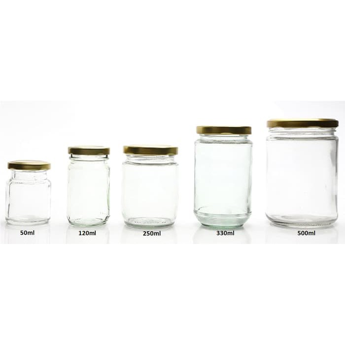 Botol   Toples Kaca 330ml  Brand New   Tutup PLASTIK   Glass Bottle 330ml   PLASTIK Cover
