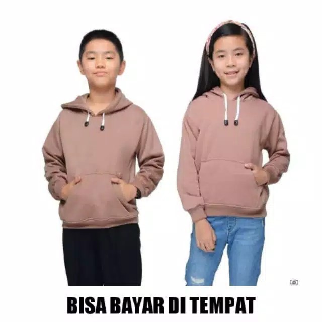 SWEATER ANAK POLOS JUMPER ANAK HODIE ANAK 2-10 tahun