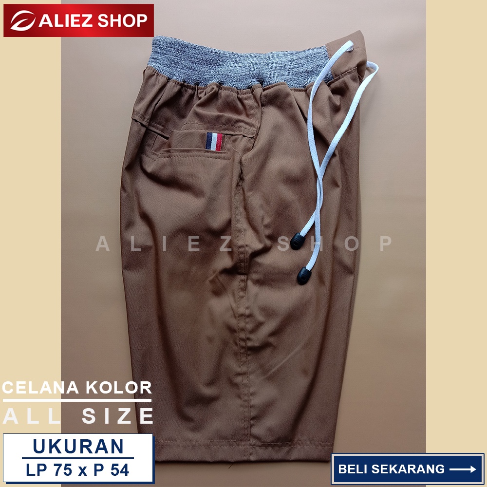 Celana Pendek Chino Pria Kolor Rip Konveksi