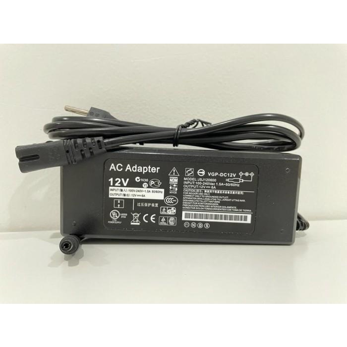 Adaptor 12V 6A / Power Supply Dc 12 Volt 6 Ampere
