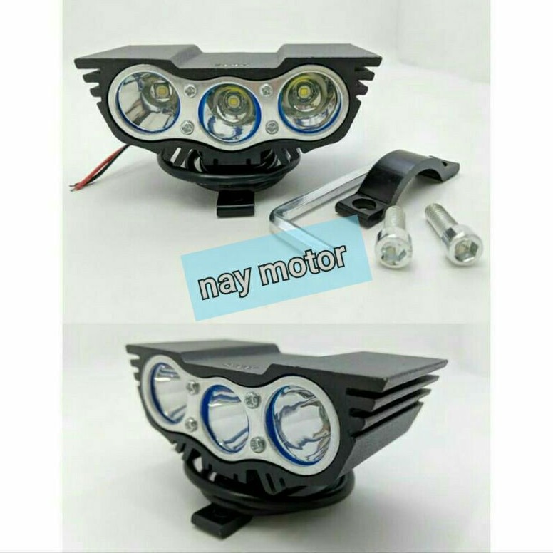 Lampu sorot led owl 3 mata