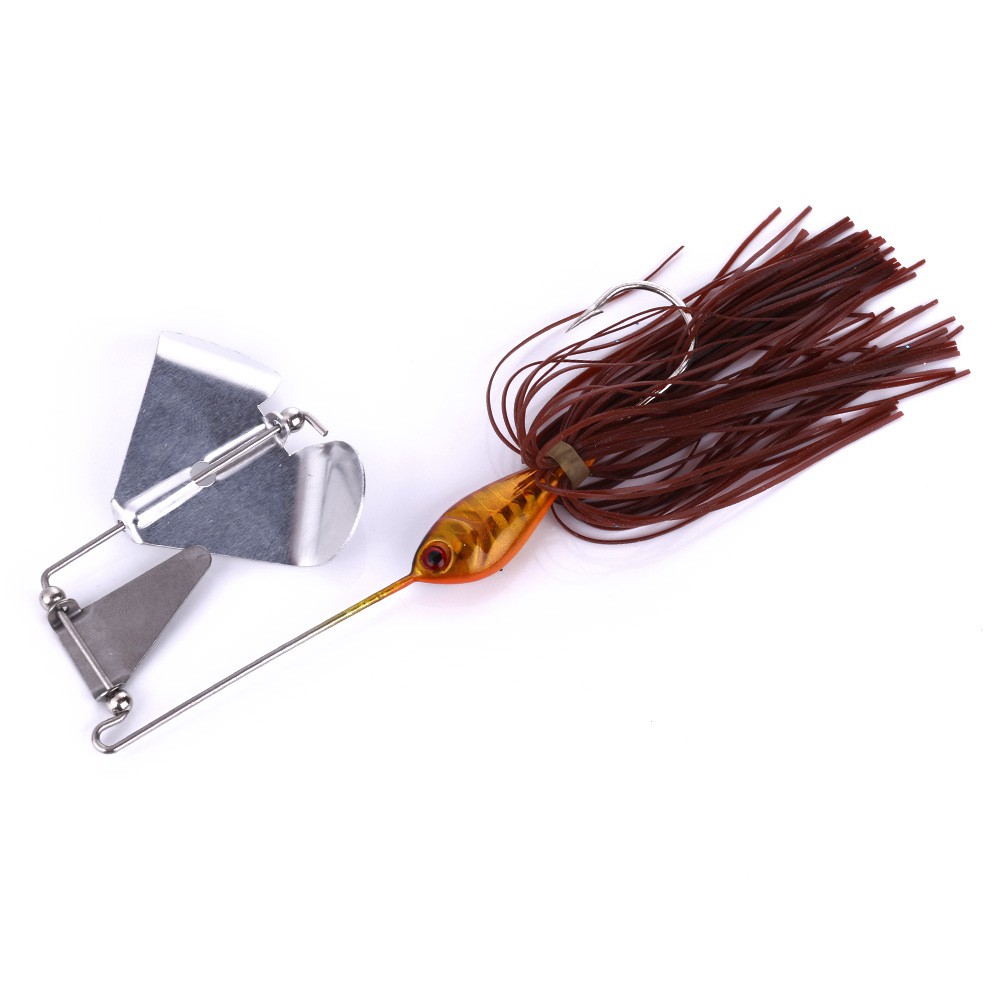 HENGJIA 2pcs/set umpan buzz sequin swimbait spinner bait pancing memancing peralatan fishing lure