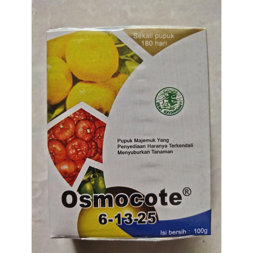 Pupuk Bunga Buah Tanaman Dekastar Plus Osmocote 6-13-25 100 gr