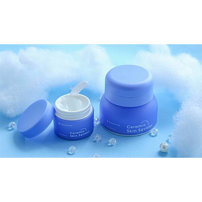 SOMETHINC Ceramic Skin Saviour Moisturizer Gel - Krim Pelembab Perawatan Pencerah Wajah