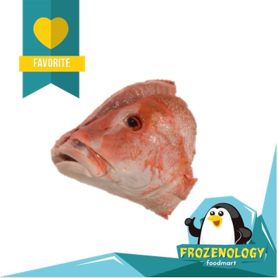 

Kepala Ikan Kakap Merah Red Snapper Fish Head Standar Gulai Padang