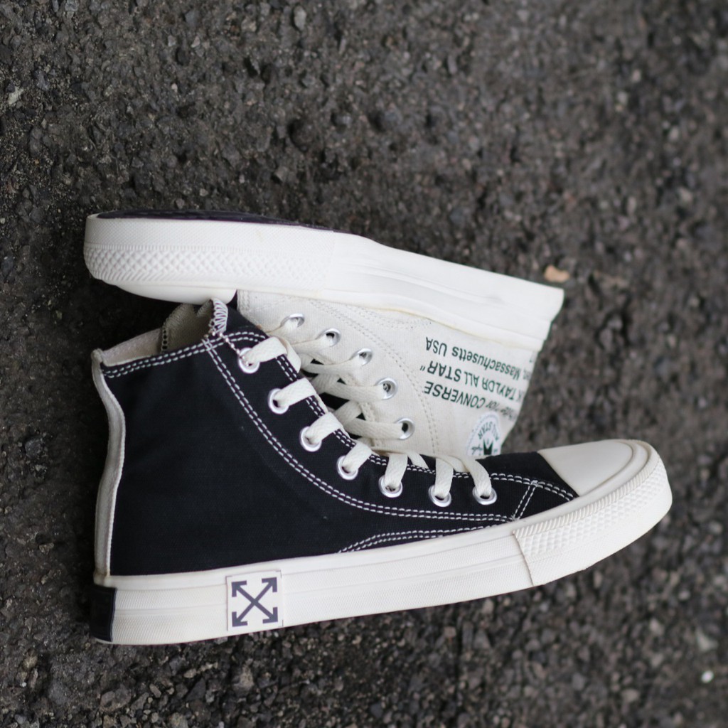 Converse_70s Off White Hi All Star Chuck Taylor High Sneakers Pria Casual Impor Quality