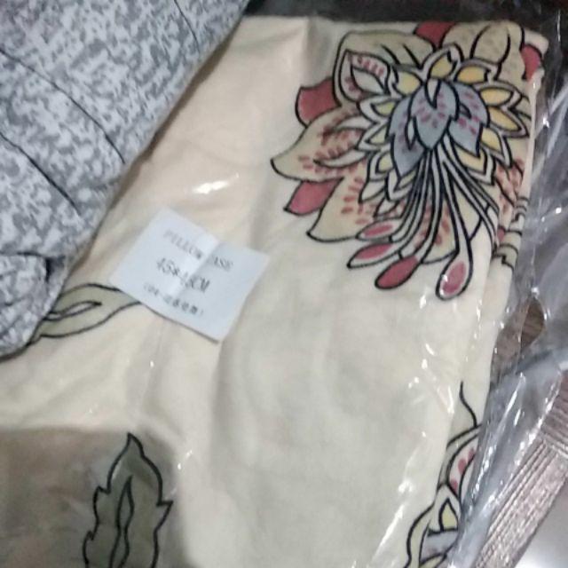 Pillow Cover / Sarung Bantal Sofa Motif Bunga Uk: 45x45 Cm