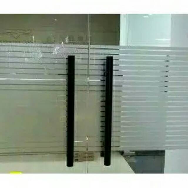 Stiker kaca motif garis