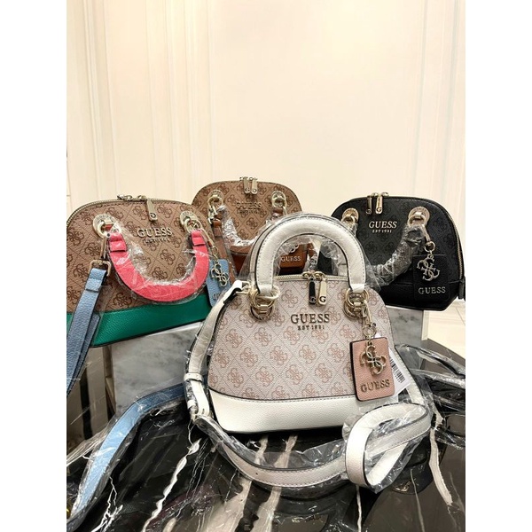 Tas Wanita Top Handle Guess Cathleen Dome Free Paperbag dan Dustbag
