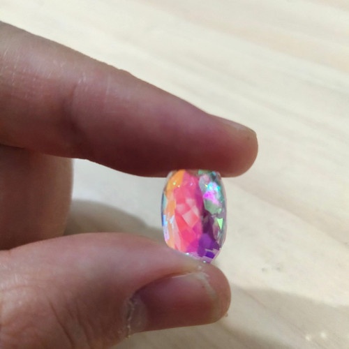 al26 Batu Permata Gem Stone Oval Aqua Mystic Topaz