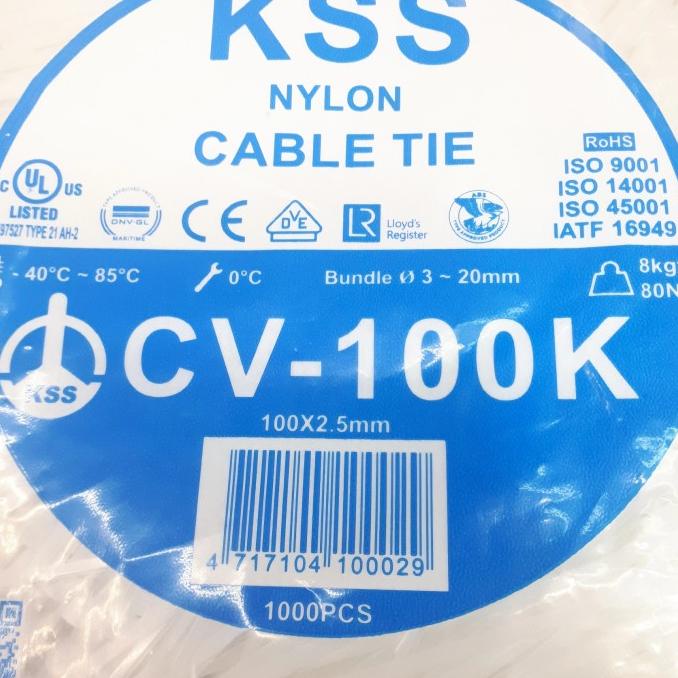 

Office & Stationery | Document Organizer | Cv-100K - Kabel Ties Kss Original Ukuran 100 X 2.5 Mm | Best Seller