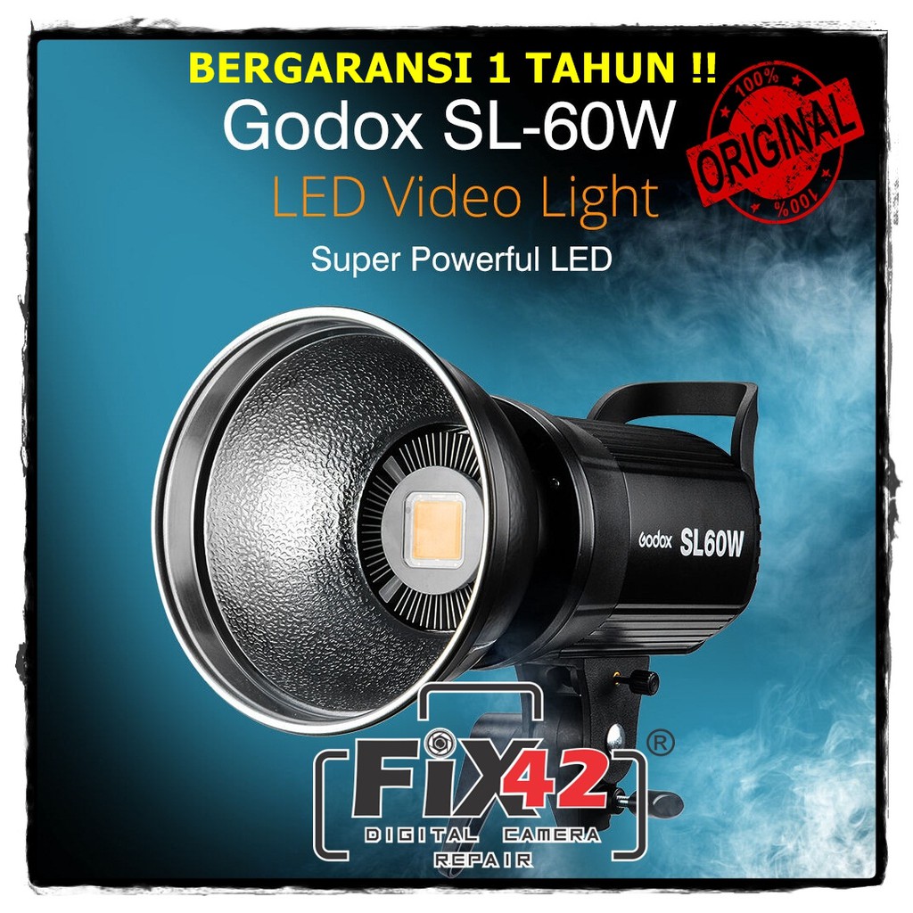 LAMPU LED STUDIO GODOX SL60W SL 60W 5600K Continuous Light LAMPU LED STUDIO GODOX SL60W SL 60W 5600K Continuous Light
