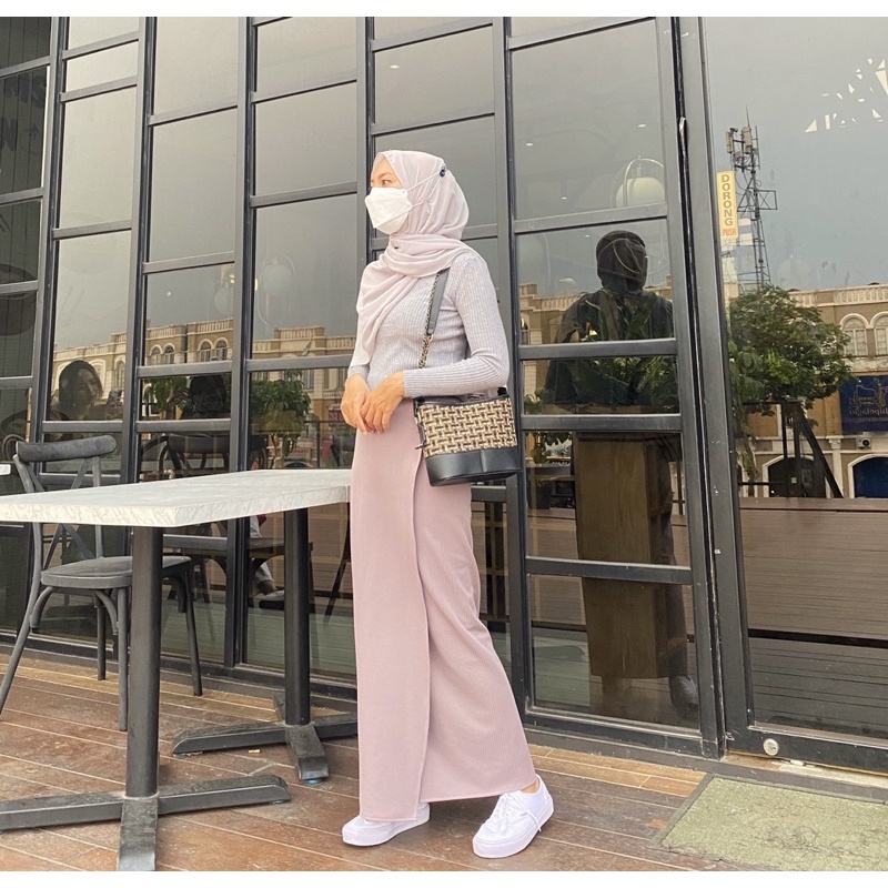 SALE 6:6‼️(BISA COD) LADY SKIRT (ROK LAYER)/ ROK MODEL SEMI SPAN-3