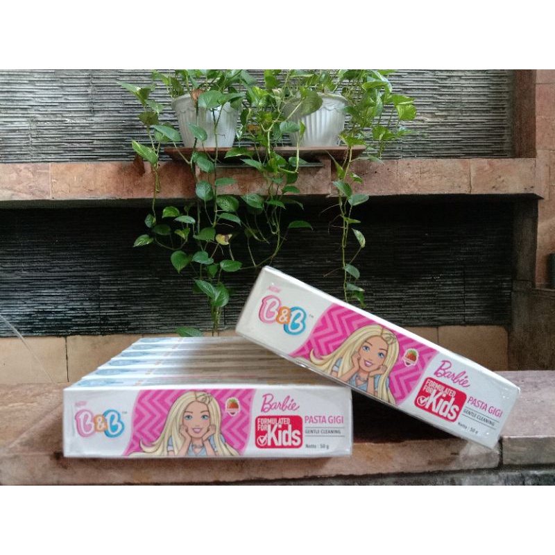 B&amp;B Barbie Toothpaste/pasta gigi anak 50gr