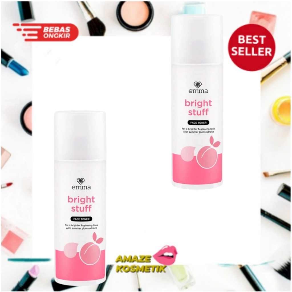 Emina Bright Stuff Face Toner 100 ML Bright Stuff Face Toner BPOM Baru !!