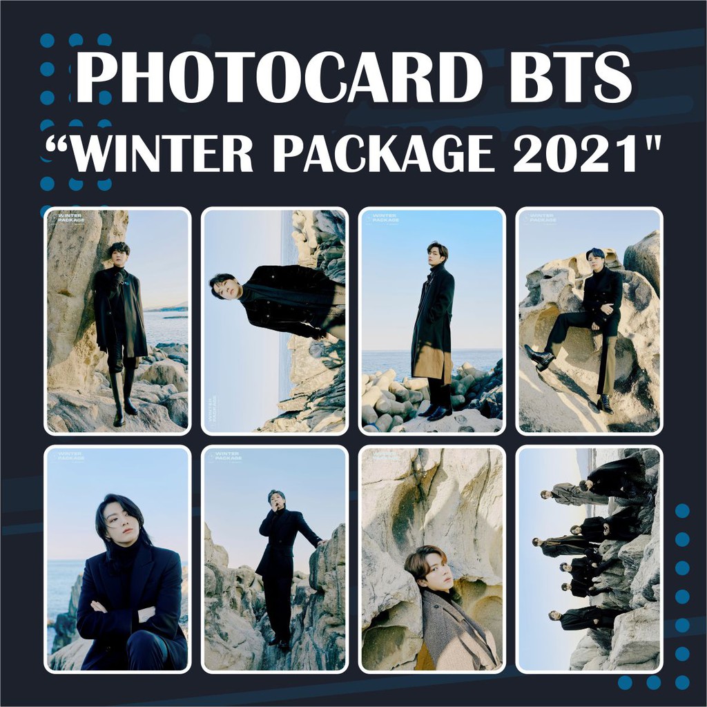 (READY STOCK) PHOTOCARD BTS WINTER PACKAGE 2021 KPOP MURAH