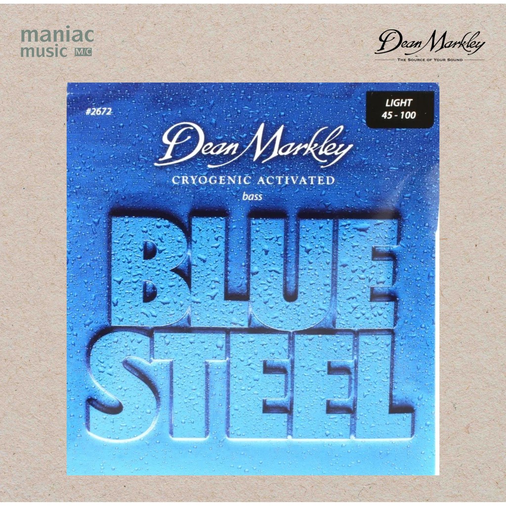 Dean Markley 2672 - Senar Bass Elektrik. Blue Steel. Light. 45 100