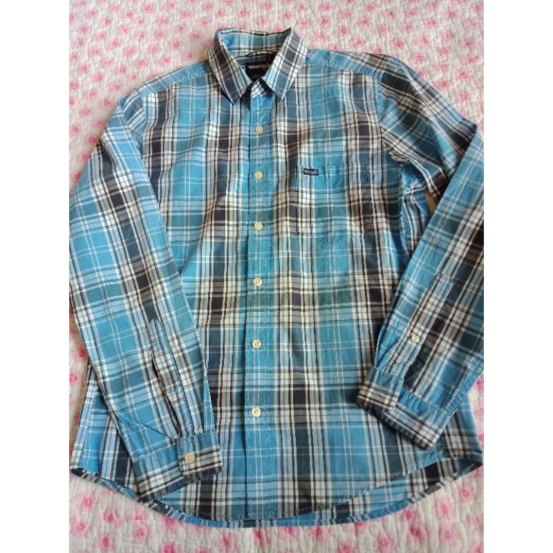 Baju Kemeja Atasan Pria Wrangler ORI preloved second