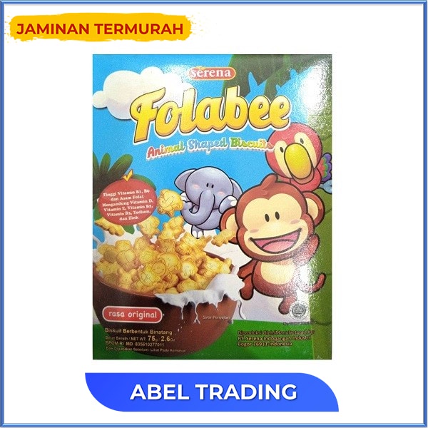 

SERENA FOLABEE ANIMAL SHAPED BISCUIT ORIGINAL 75g