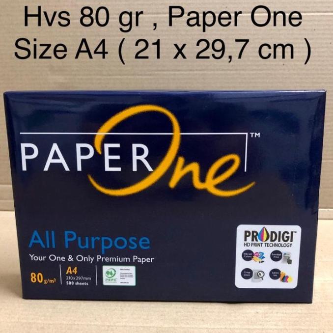 

Kertas Hvs putih A4 80 gr Paper One Star Seller Termurah