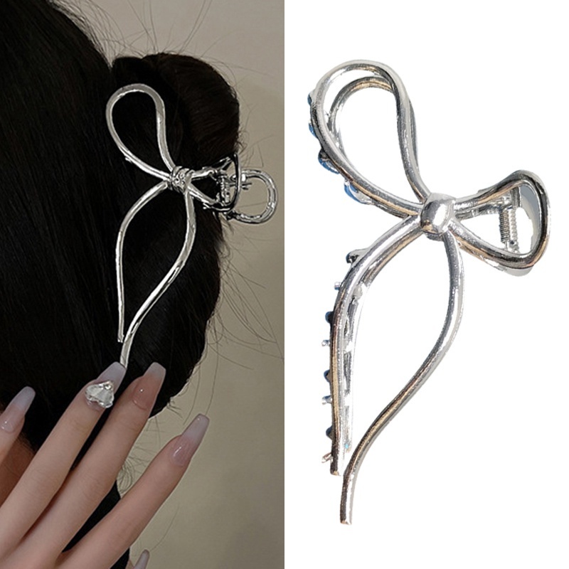 Butterfly Jepit Rambut Bentuk Kupu-Kupu Bahan Metal Untuk Wanita