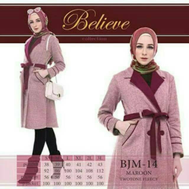 Believe Jaket Blazer Muslimah