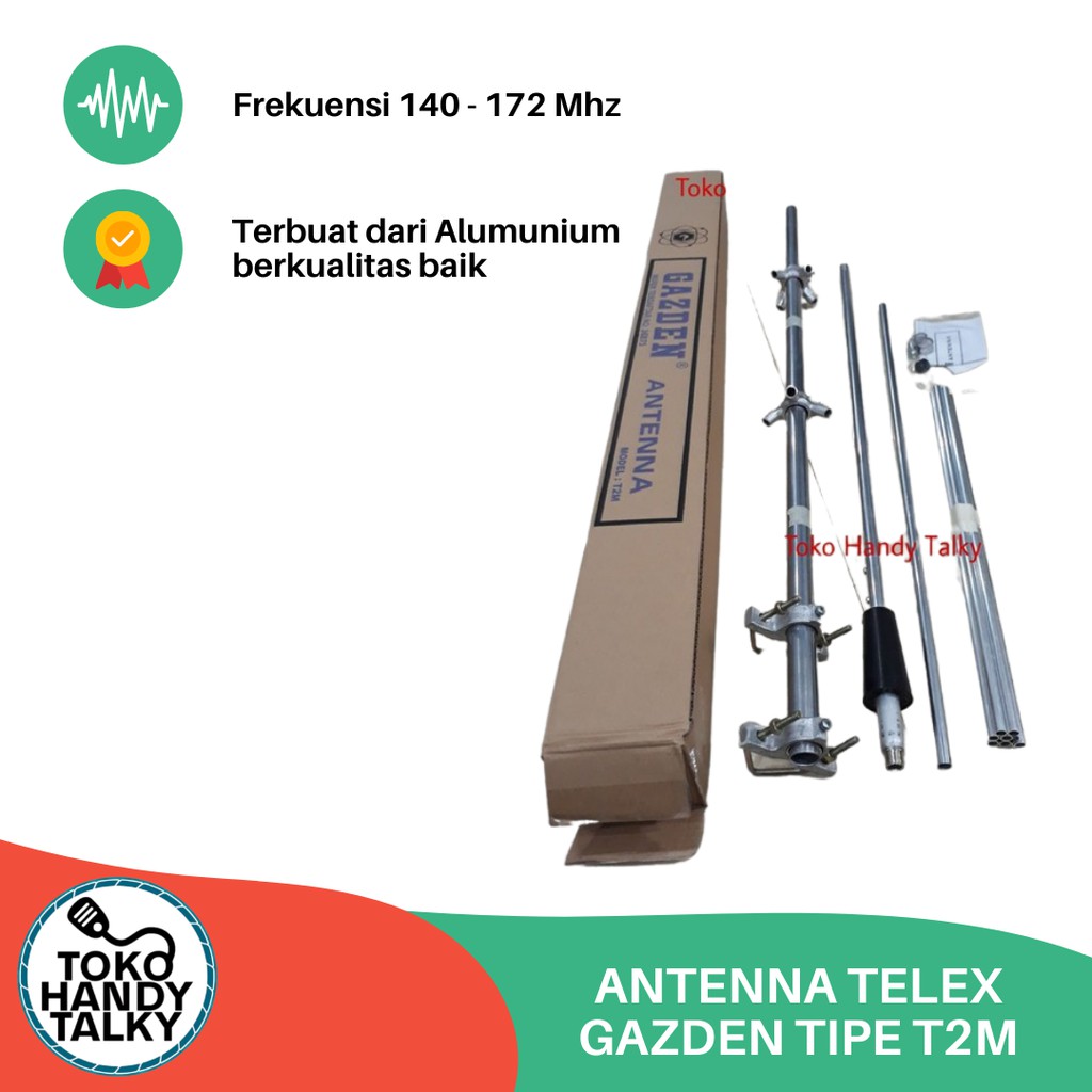 ANTENNA RADIO RIG TELEX GAZDEN TIPE T2M NEW