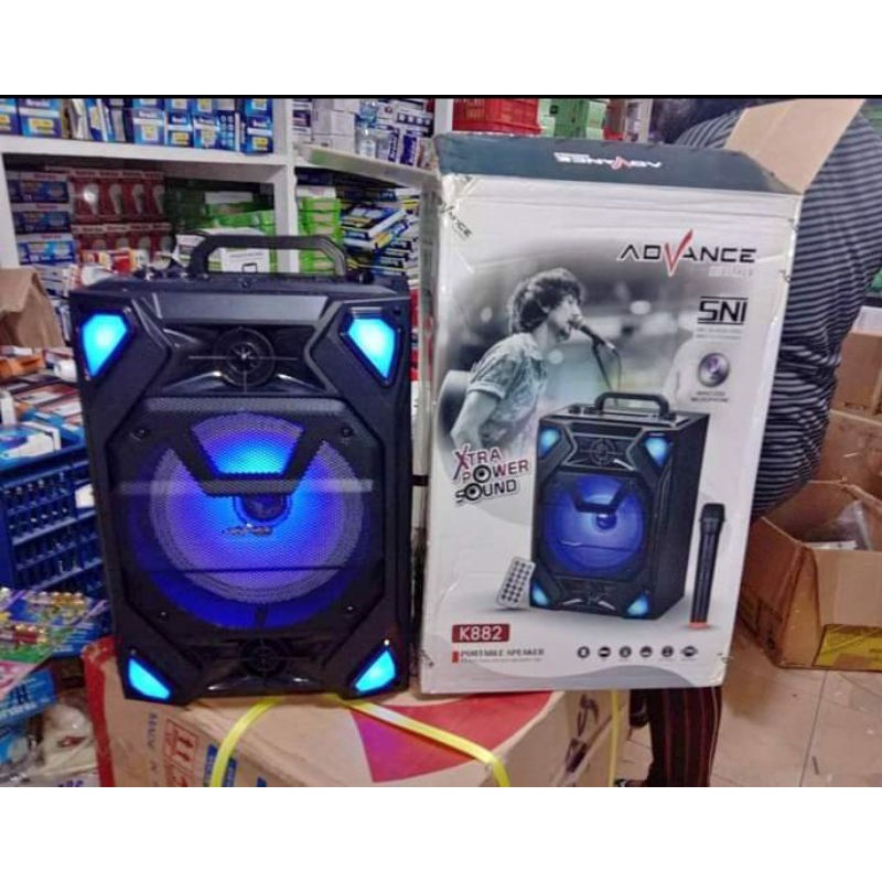 Speaker Karaoke Bluetooth Portabel Advance k882