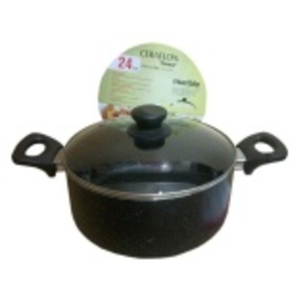 Cosmos Panci Marble 24cm Cover-CosmosPanci-Peralatan Masak-Orignal-New Arrival-Panci Cosmos-Cosmos P