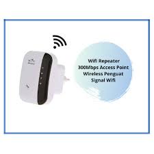 WiFi 300Mbps Penguat Sinyal Amplifier  Wifi Repeater 300Mbps Access Point Wireless