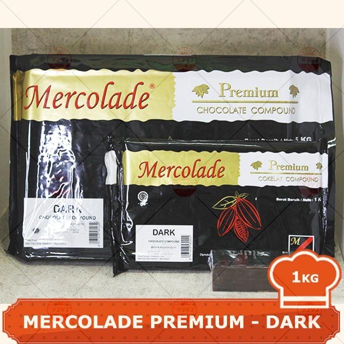 

COKLAT MERCOLADE PREMIUM DARK COMPOUND 500GR POTONGAN TERLARIS TERPERCAYA ORIGINAL