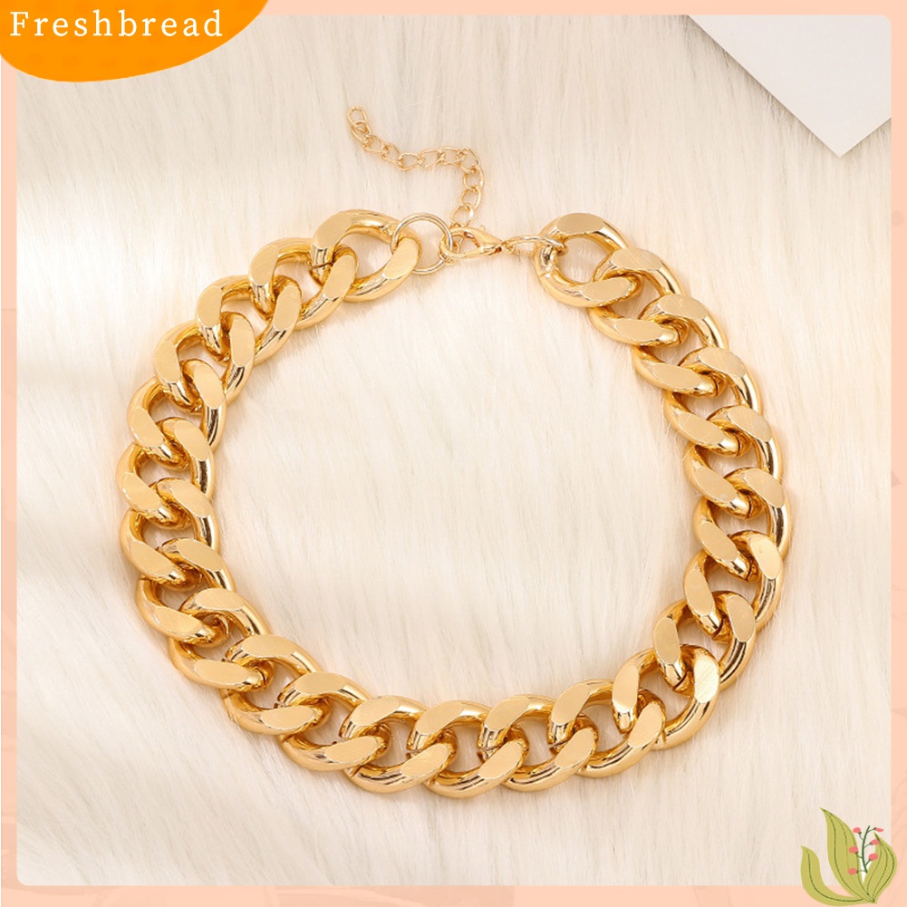 【Fresh】❀Unisex Thick Link Chain Short Necklace Hip Hop Party Club Statement Jewelry Gift