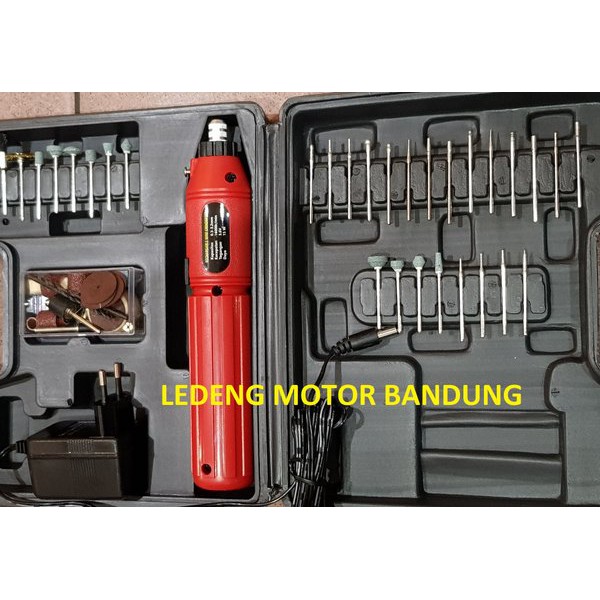 Mini Rotary Die Grinder Tuner Gerinda Bor Tangan Tunner Fisch Komplit