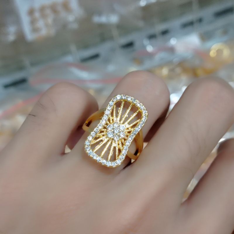 cincin dewasa perhiasan fashion wanita mewah